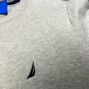 Nautica Mens Sustainably Crafted Logo Hoodie Grey Heather M main image 1